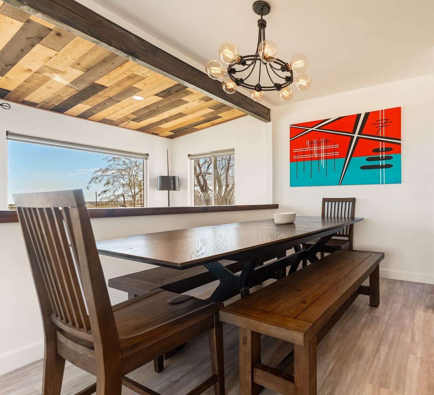 Dining table for gatherings